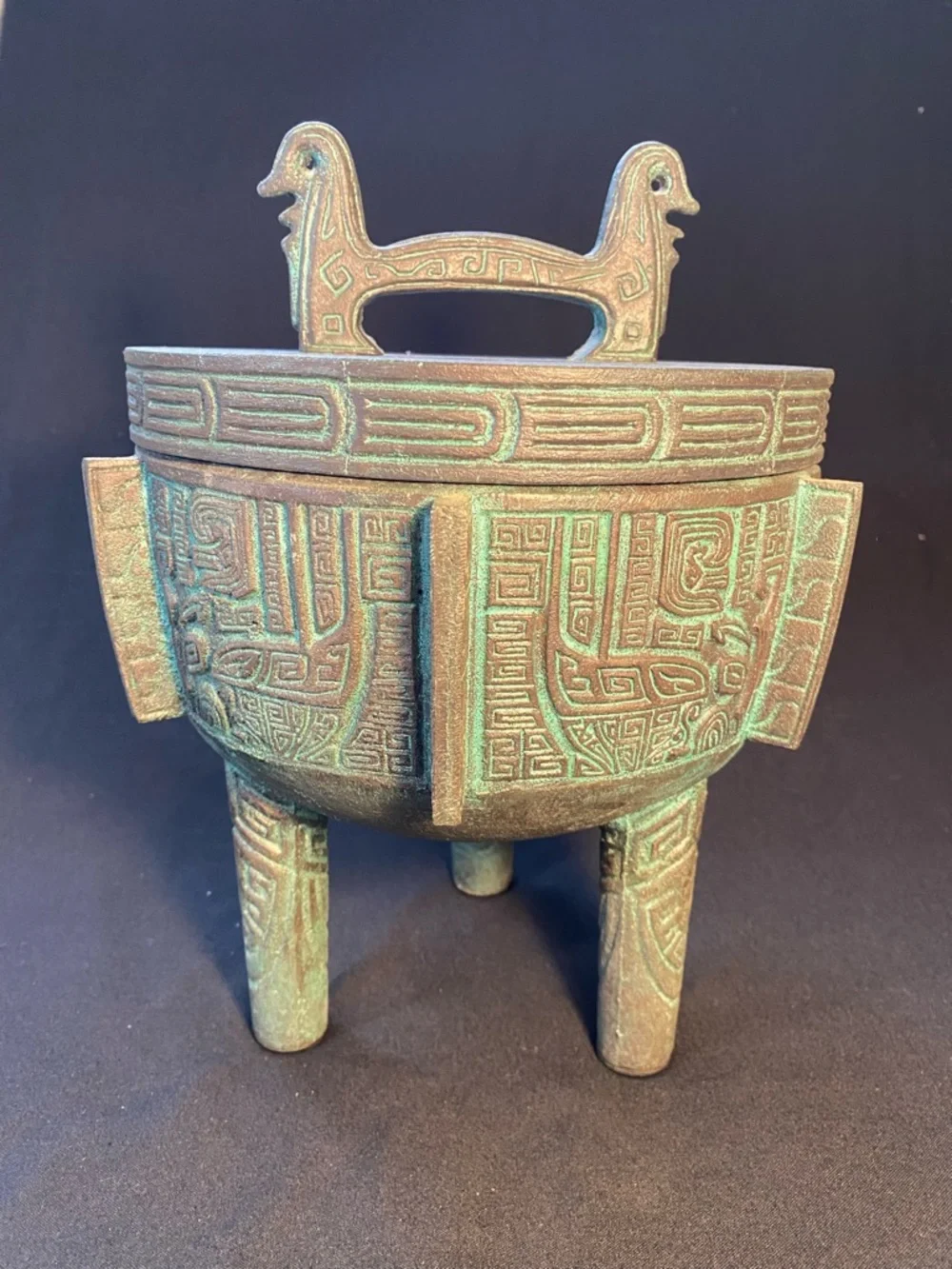 Vintage Chinese Shang Dynasty Ice Bucket